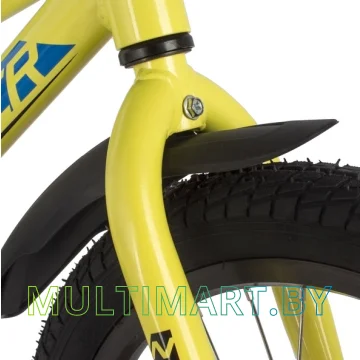 Детский велосипед Novatrack Dodger 185ADODGER.GN22 (зеленый, 2022) картинка 4